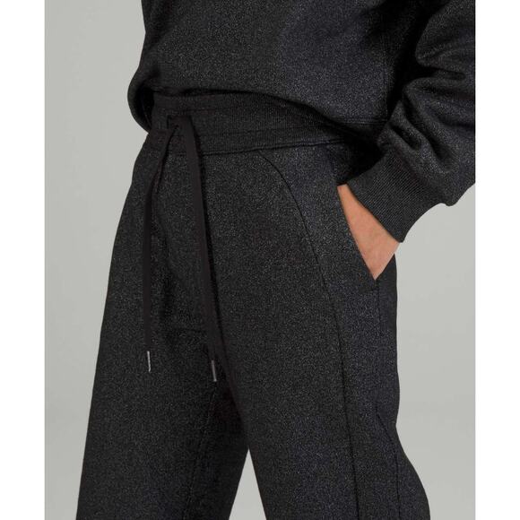 (4) $128 Lululemon Scuba High-Rise‎ Jogger *Sparkle Black RARE - Picture 3 of 8